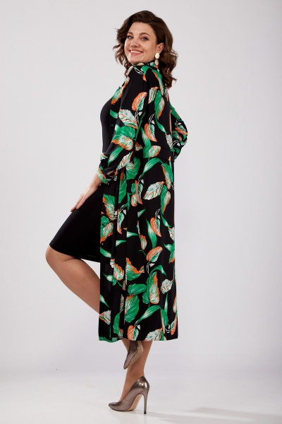 Комбинация, платье Милора-стиль 934 листья - фото 3