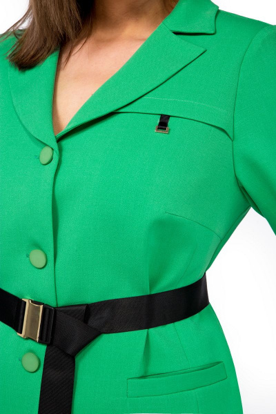 Жакет, юбка Мишель стиль 1061-2 зеленый - фото 5