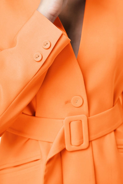 Брюки, жакет Мишель стиль 1024-1 оранжевый - фото 4