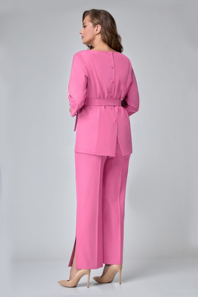 Блуза, брюки Мишель стиль 1073-1 розовый - фото 2