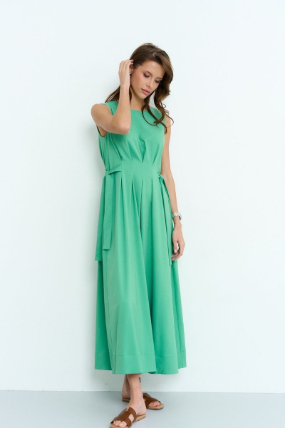 Платье Luitui R1049 зеленый - фото 1