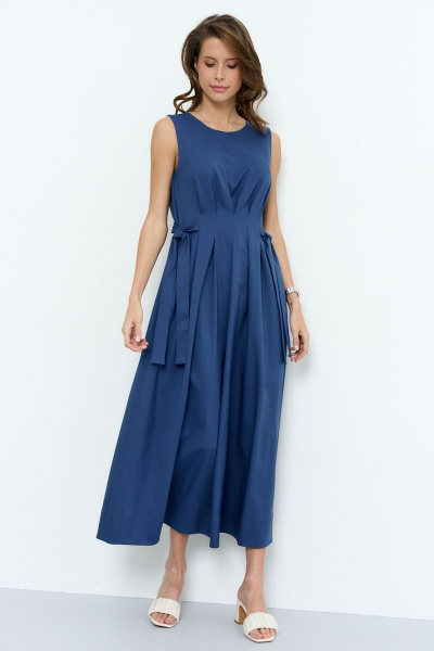 Платье Luitui R1049 синий - фото 1