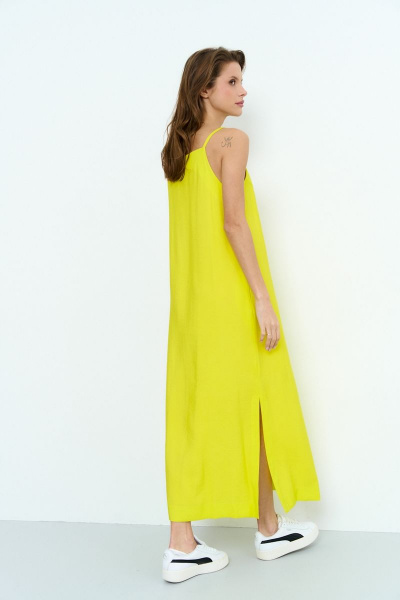 Платье Luitui R1057 желтый - фото 4