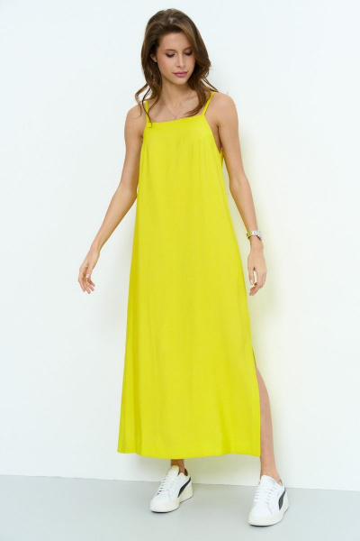 Платье Luitui R1057 желтый - фото 2