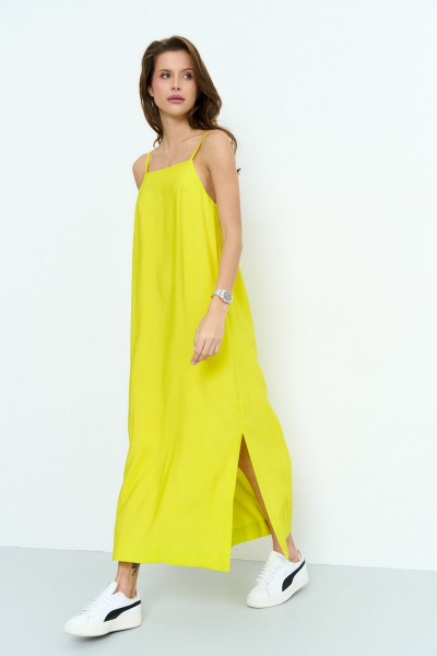 Платье Luitui R1057 желтый - фото 1