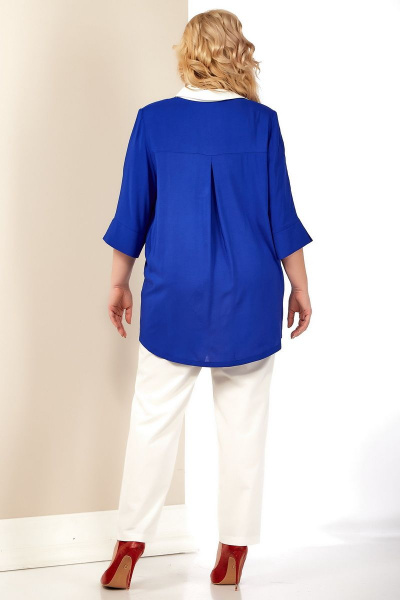 Блуза, брюки Aira Style 671-1 синий - фото 2