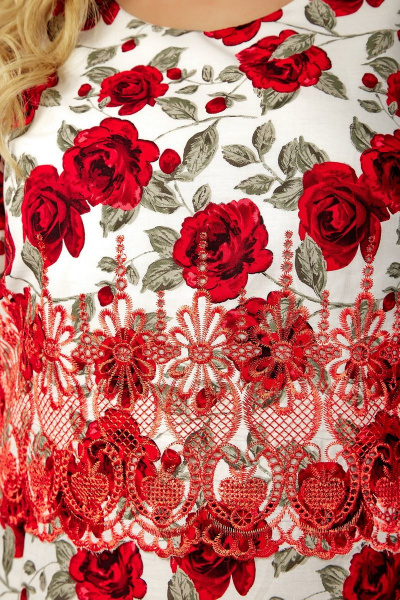 Платье Aira Style 789-1 розы - фото 4