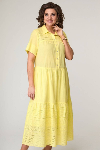 Платье Ollsy 1605 желтый - фото 6