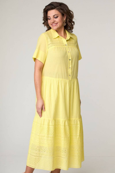 Платье Ollsy 1605 желтый - фото 4