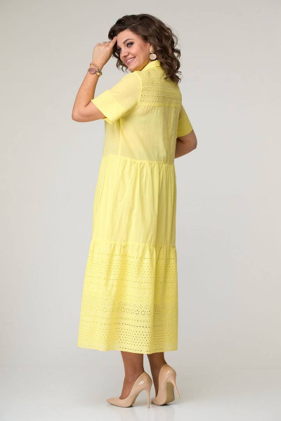 Платье Ollsy 1605 желтый - фото 3