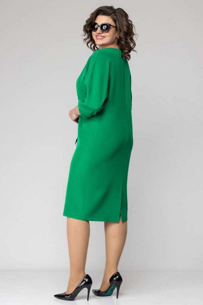 Платье EVA GRANT 7095 зелень - фото 3