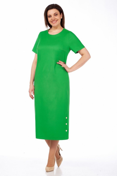 Жакет, платье Matini 1.1573 зелень+клетка - фото 7