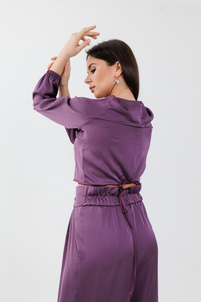 Блуза, брюки Anelli 1288 фиолет - фото 3