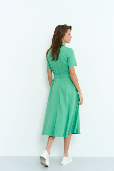 Платье Luitui R1066 зеленый - фото 5