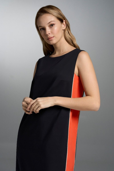 Платье VI ORO VR-1002 черный,
оранжевый - фото 5