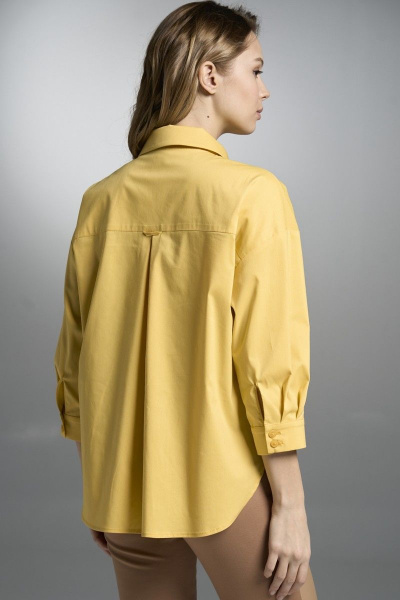 Блуза VI ORO VR-1023 желтый - фото 3
