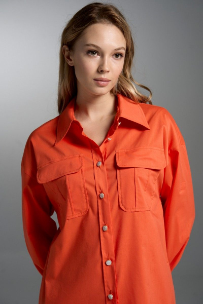 Платье VI ORO VR-1033 оранжевый - фото 4