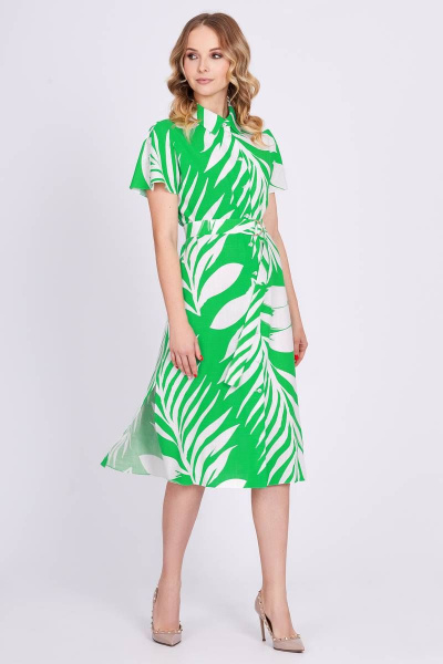 Платье Bazalini 4650 зеленый - фото 1