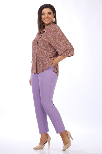 Блуза, брюки Matini 1.1527 фиолет - фото 5