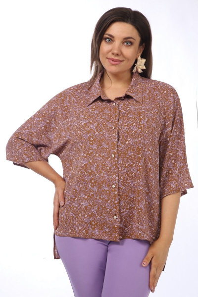 Блуза, брюки Matini 1.1527 фиолет - фото 10