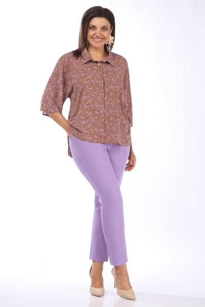 Блуза, брюки Matini 1.1527 фиолет - фото 1
