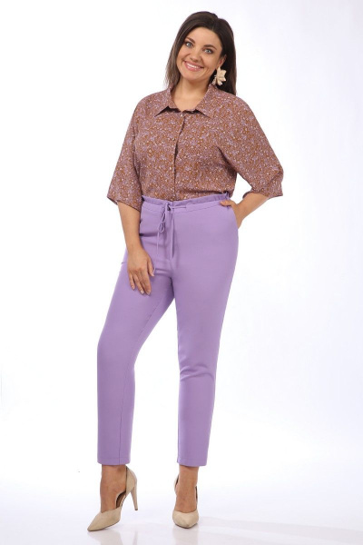 Блуза, брюки Matini 1.1527 фиолет - фото 7