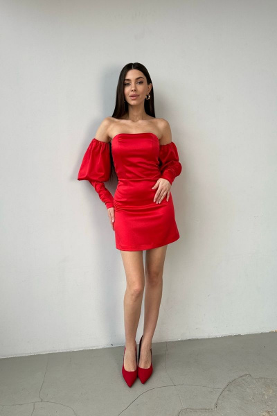 Платье THE.WOMAN 0054 красный - фото 1