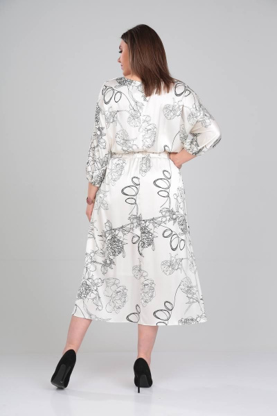 Платье Karina deLux M-9957-3 молочный - фото 5
