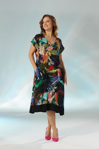 Платье Elady 4216 мультиколор - фото 1