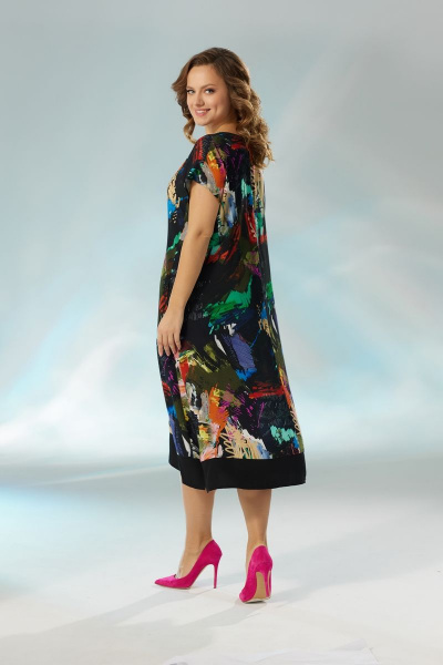 Платье Elady 4216 мультиколор - фото 4