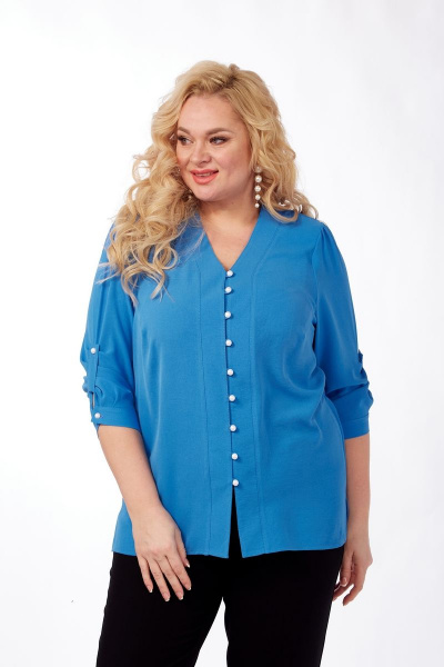 Блуза SOVITA 916 синий - фото 4