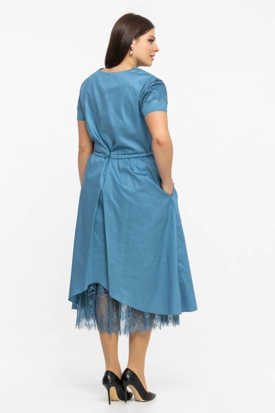 Платье Avila 0926 голубой - фото 4