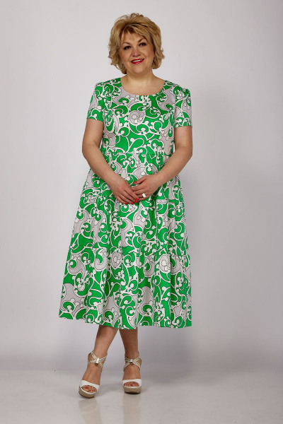 Платье Djerza 1269 зеленый - фото 2