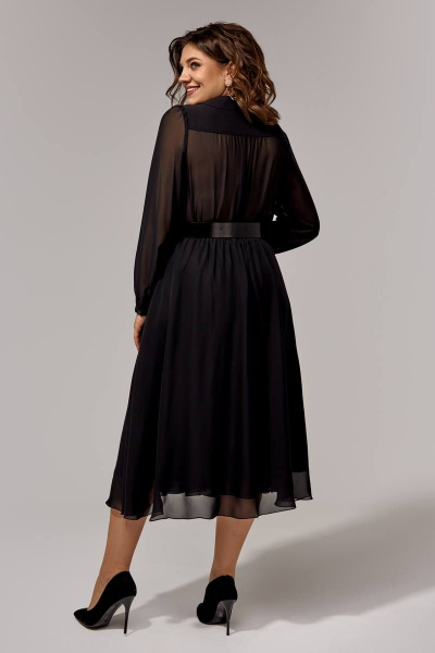Платье IVA 1061 черный - фото 7