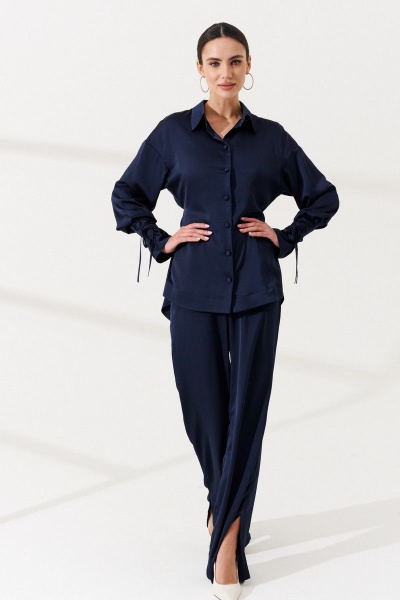 Блуза, брюки Prestige 4817 темно-синий - фото 2