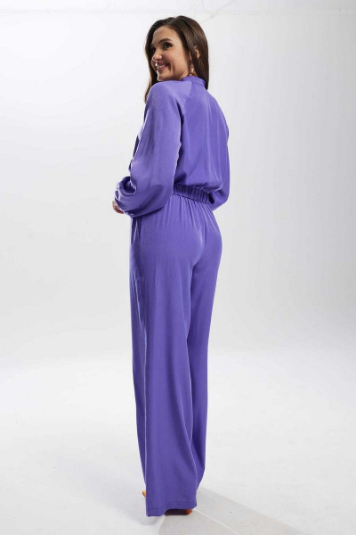 Блуза, брюки Mislana С923 фиолет - фото 5