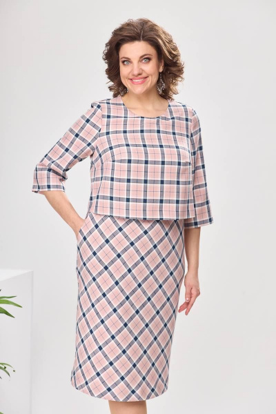 Платье Romanovich Style 1-2422 розовый - фото 3
