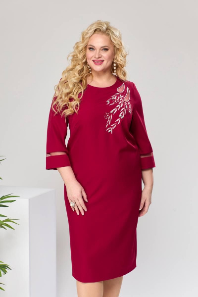 Платье Romanovich Style 1-2426 бордо - фото 2