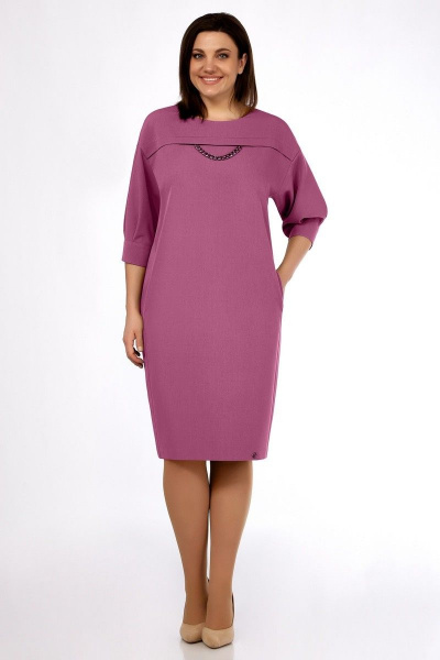 Платье Милора-стиль 1088 розовый - фото 1