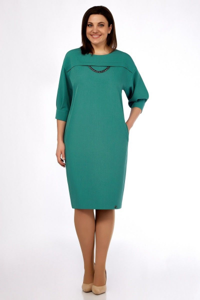 Платье Милора-стиль 1088 зеленый - фото 1