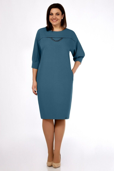 Платье Милора-стиль 1088 синий - фото 1