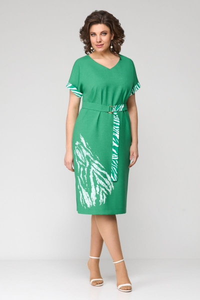 Платье Мишель стиль 1114 зеленый - фото 1