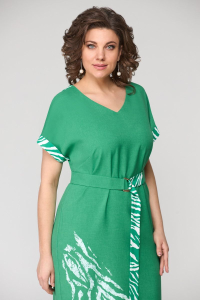 Платье Мишель стиль 1114 зеленый - фото 4