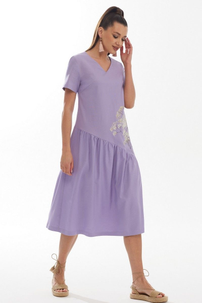 Платье Galean Style 854 фиолет - фото 6