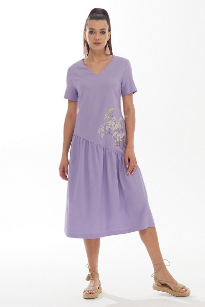 Платье Galean Style 854 фиолет - фото 5