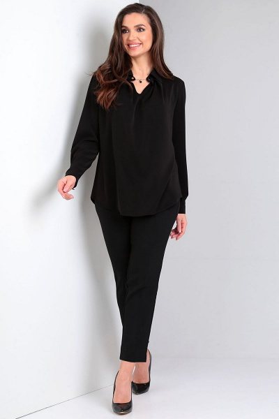 Блуза Таир-Гранд 62425 черный - фото 4
