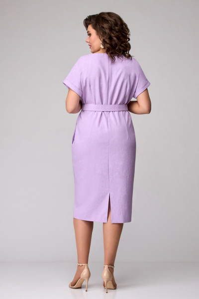 Платье Мишель стиль 1110 светло-лиловый - фото 2