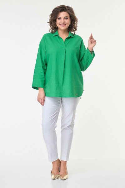 Блуза Ollsy 2070 зелень - фото 3