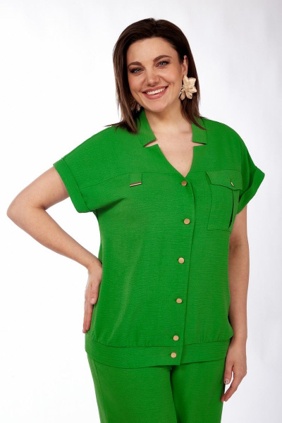 Блуза, брюки Matini 1.1688 зеленый - фото 9