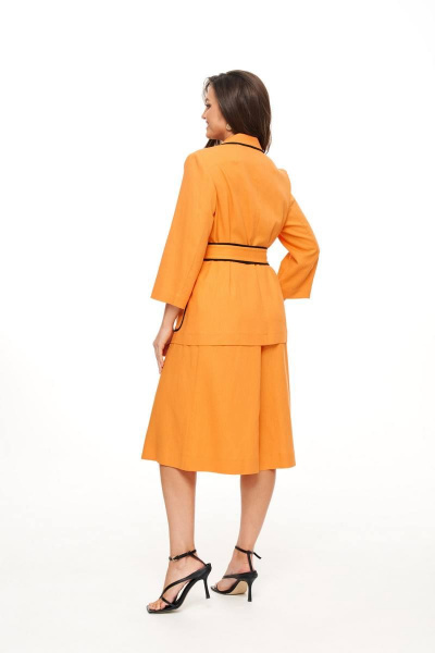 Жакет, шорты Beautiful&Free 6023 ярко-оранжевый - фото 5
